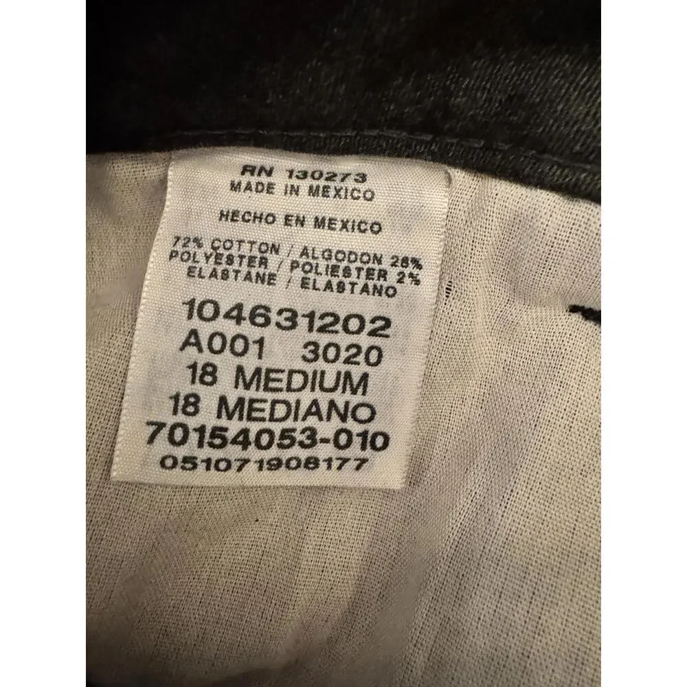 Lee Men's Black Relaxed Fit Straight Leg‎ Pants Size 18 Medium
